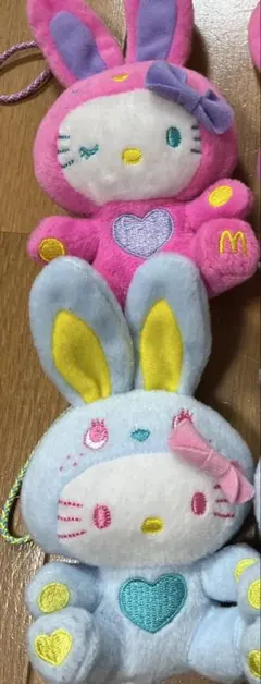 ハローキティ マクドナルドハッピーセット　ストラップ 2個セット