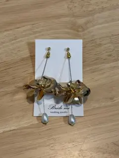 Bride me フラワーモチーフピアス