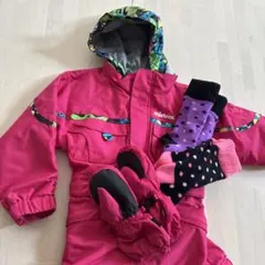 mistral キッズスキーウェア と手袋と靴下2枚セット！