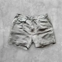 ROSE BUD ショートパンツ カーキ リネン混 日本製のサムネイル