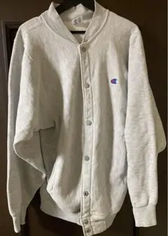 80's チャンピオン スナップカーディガン スウェット リバースウィーブ