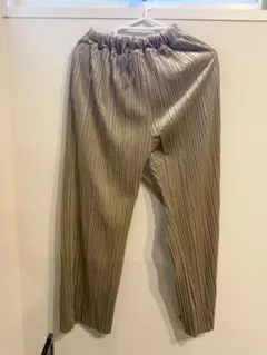 LOWRYS FARM プリーツパンツ ベージュ