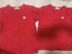 HOT BISCUIT 赤 Tシャツ 100. 110セット