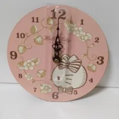 再値下げしました〜新品‼️　ハローキティ 掛け時計(非売品)