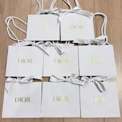 ブランド　ディオール　Dior ショップ袋　ショッパー　8枚セット　まとめ売り