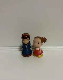 ジブリ　風の谷のナウシカ　ナウシカ　となりのトトロ　めい　ソフビ　指人形　レトロ