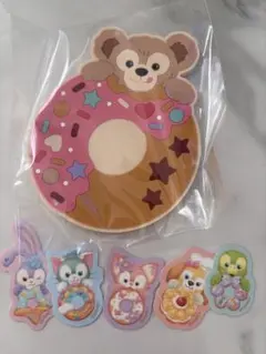 ダッフィー&フレンズ フィルド ウィズ ジョイ コースター、ステッカーセット