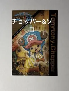 ワンピース トニートニー・チョッパー ロロノア・ゾロ乗船証 ハウステンボス