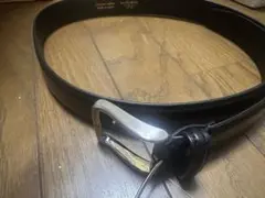 marusho 黒革ベルト 38/95 新品未使用 シルバー