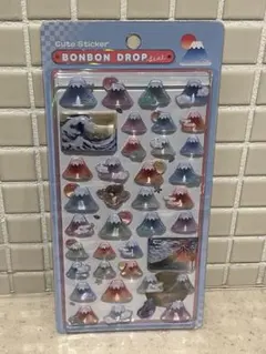 ボンボンドロップシール　和柄　富士山　クーリア
