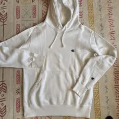 Champion ホワイト パーカー レディースM