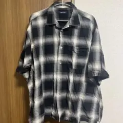 NAUTICA 半袖チェックシャツ Mサイズ
