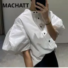 マチャット MACHATT フォルムプルオーバー（フラワー/アイボリー