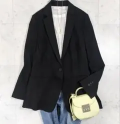 極美品☆UNTITLED黒ジャケット通勤入学式M