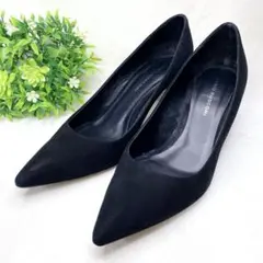 【美品】ファビオルスコーニ パンプス 36.5 スエード ポインテッドトゥ 伊製