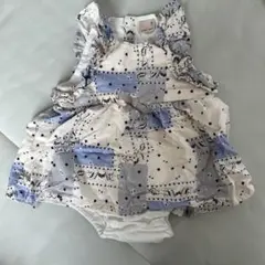 petit main パッチワーク ワンピース 95cm以下