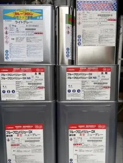 プルーフロンエコ水性GRトップ 遮熱 グレー 5SETまとめ売り11kg/set 