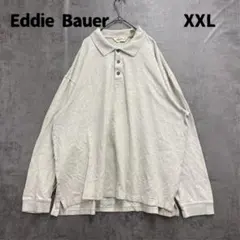 エディーバウアー 長袖ポロシャツ XXL USA古着 コットン【6560】