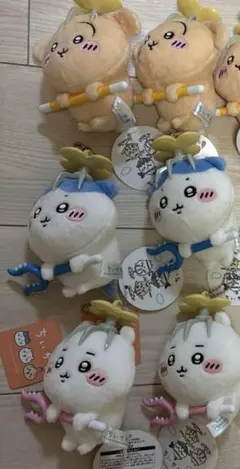 タグ付き3体セット ちいかわ 討伐マスコット ちいかわ・ハチワレ・うさぎ