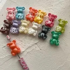 再入荷！カスタムボールペン　❤︎ パールベア　❤︎