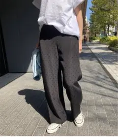 ドット柄パンツ　Spick and span