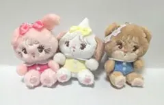 mikko characters ぬいぐるみ2　ガチャ キャミー スフレ ラテ