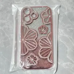 ❤️新品❤️iPhone 16Pro 花柄　キラキラ　スマホケース　ピンク