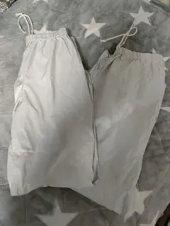 サウナパンツ 2枚 グレー ウエストゴム パンツ