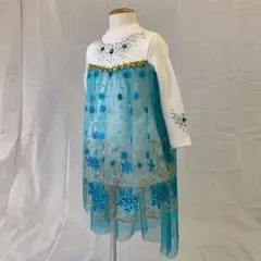 【 最終値下げ 】 韓国 子ども服 刺繍レース ワンピース ドレス 90cm