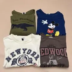 130センチ　F.O.KIDS 長袖カットソー 4枚セット