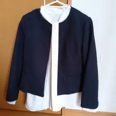 ノーカラージャケット　イェッカヴェッカで購入　アスプリ jurii　フォーマル