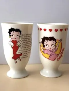 Betty Boop 陶器　フリーカップ　2個セット