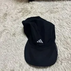 adidas ブラック ランニングキャップ OSFX(57-60cm)