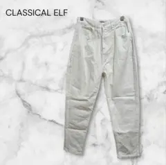 クラシカルエルフ カーブデニムパンツ ジーンズ ホワイト M