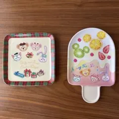 Duffy and friends ダッフィー&フレンズ　スーベニアプレート２枚