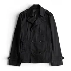 00s darkwear ピーコート ナポレオン 黒 grunge opium