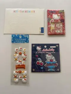 サンリオ ハローキティ シール ポストカード まとめ売り　平成レトロ