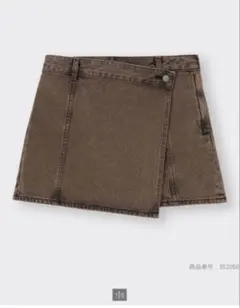 GU デニムラップスコート