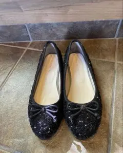 オリエンタルトラフィックフラットシューズグリッターラメスパンコール