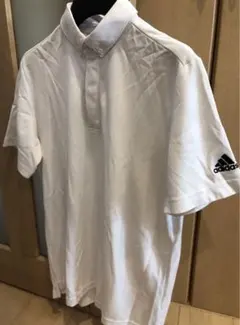 adidas AEROREADY ホワイトポロシャツ半袖　ゴルフウェア