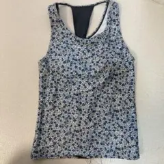 美品　ダンスキン　ヨガ　タンクトップ　キャミソール　花柄　M