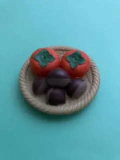 콩콤블 가을의 미각 감과 밤 입상 콩콤블