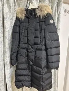Moncler 黒 ダウンジャケット ロング丈 国内正規品
