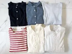 無印良品 シャツ6枚セット（XS-S）