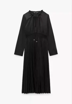 【新品未使用品！】ZARA ザラ プリーツワンピース Sサイズ