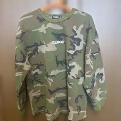 XLARGE キッズ 迷彩 長袖カットソー 130