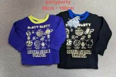 partyparty パーティパーティ  ロングTシャツ 2枚セット