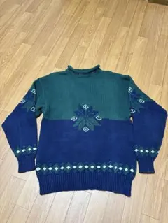 90's OLD GAP コットンロールネック(ハイネック) ニット