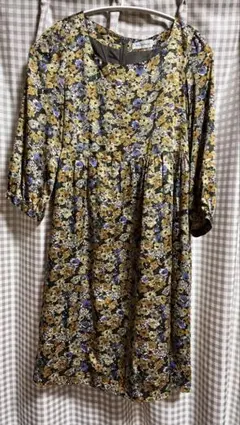 Bom mercerie 花柄ワンピース