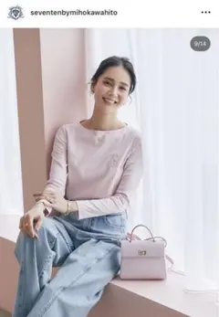 【新品未使用】seventenbymihokawahito 長袖Tシャツ